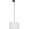 Suspension filaire pour système de rail triphasé TRACER 1xE27/15W/230V d. 38 cm noir/blanc