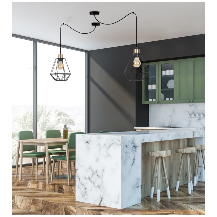 Suspension filaire PRIMO 1xE27/60W/230V araignée