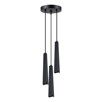 Suspension filaire PRYSM 3xG9/8W/230V noir