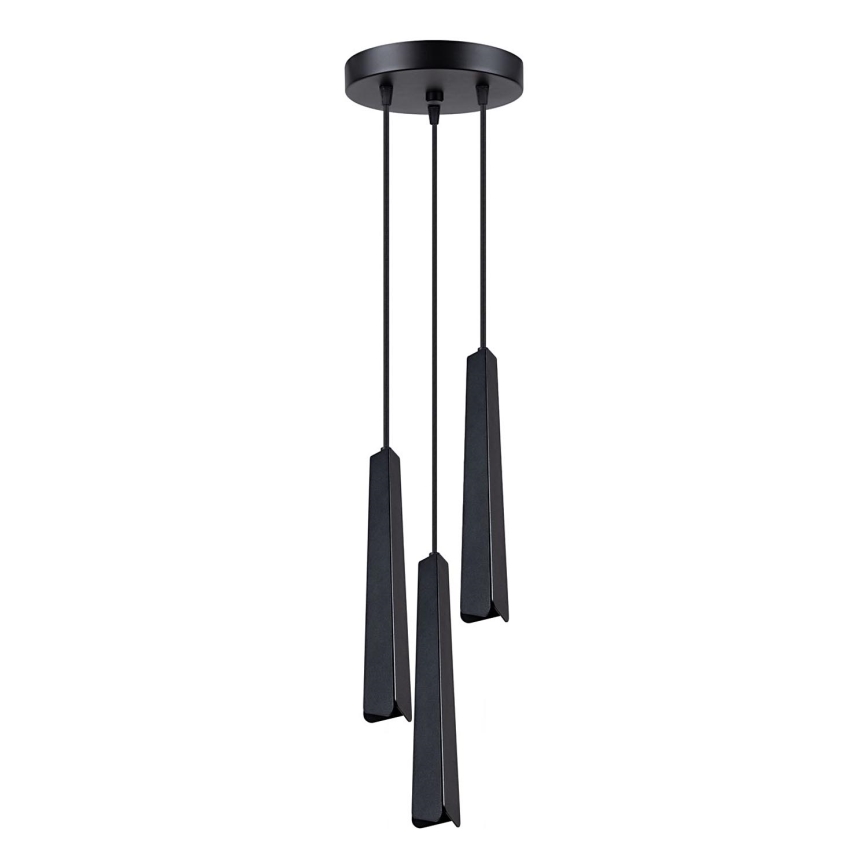 Suspension filaire PRYSM 3xG9/8W/230V noir