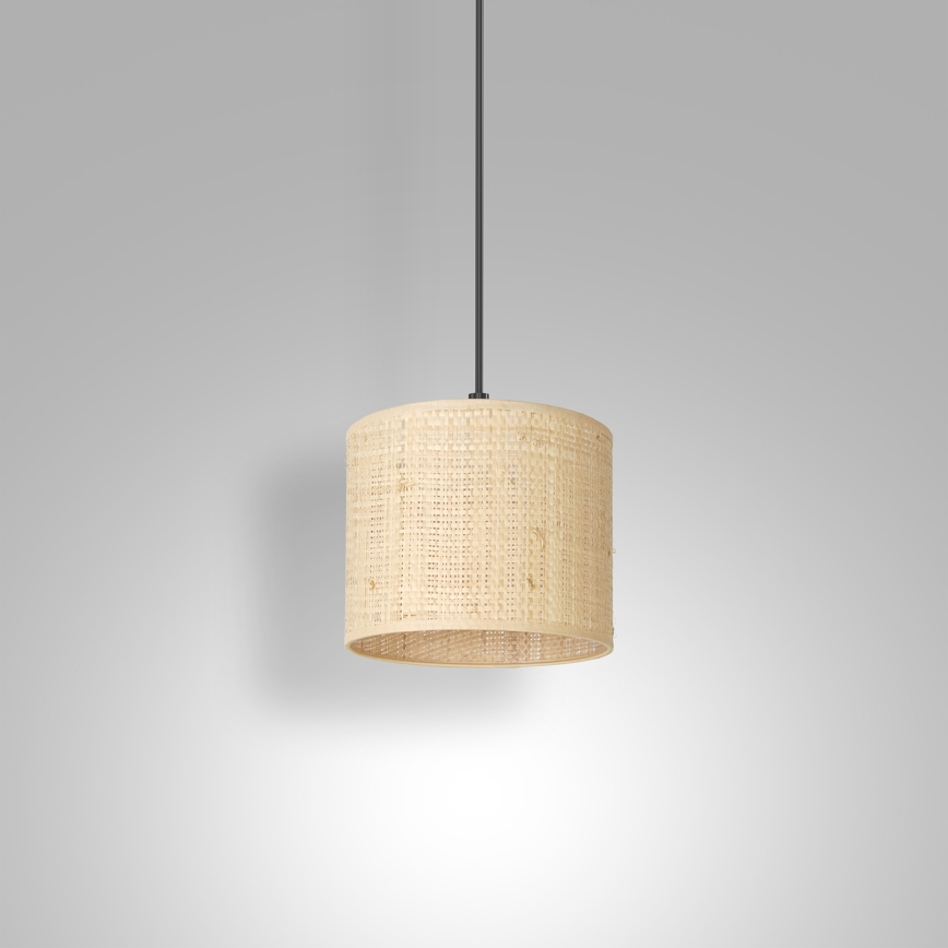 Suspension filaire RATTAN 1xE27/60W/230V d. 18 cm rotin