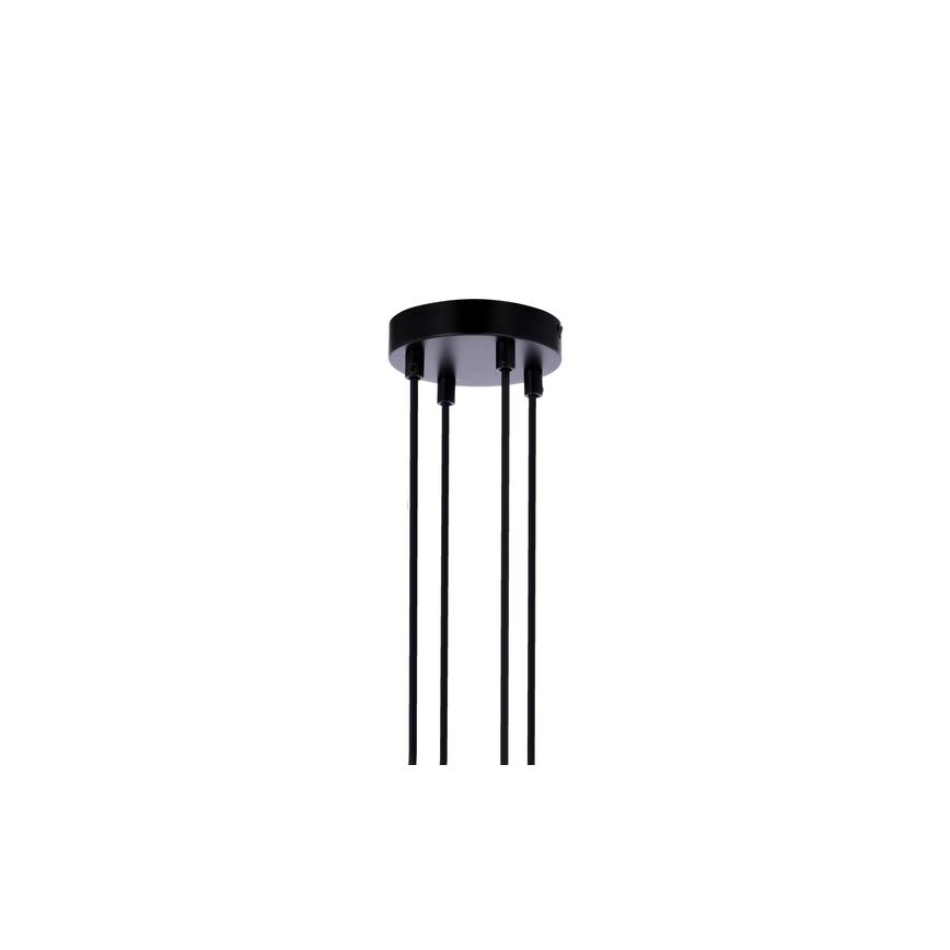 Suspension filaire RENO 4xE27/40W/230V noir/marron