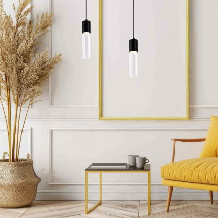 Suspension filaire RICKY 1xGU10/10W/230V noir