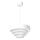 Suspension filaire RINGS 1xE27/15W/230V blanc