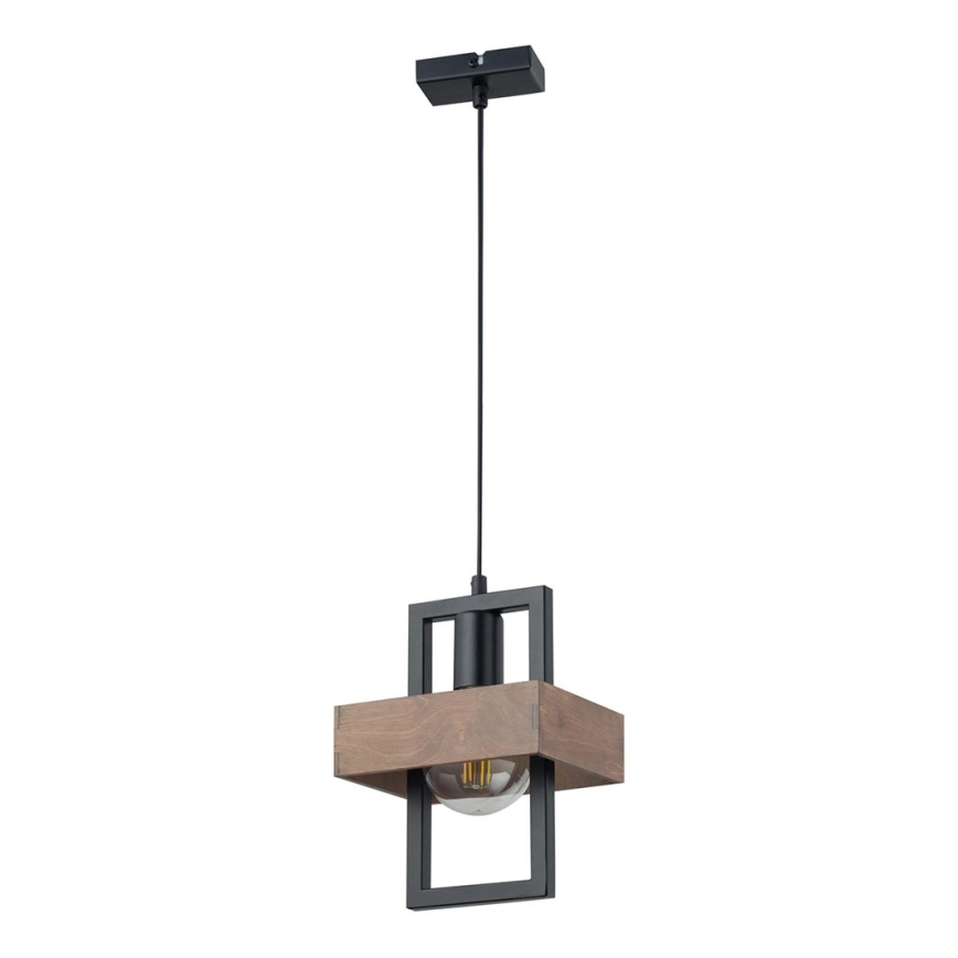 Suspension filaire ROBIN 1xE27/60W/230V bois