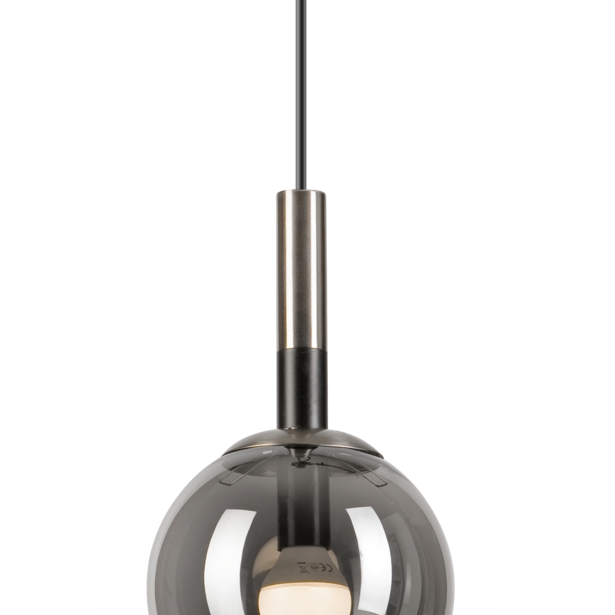 Suspension filaire ROLLO 1xE14/5W/230V chrome mat/fumé