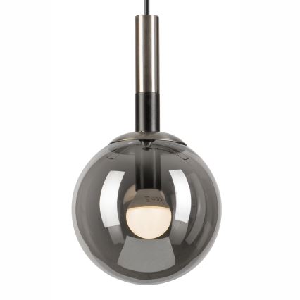 Suspension filaire ROLLO 1xE14/5W/230V chrome mat/fumé