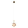 Suspension filaire ROLLO 1xE14/5W/230V doré/fumé beige