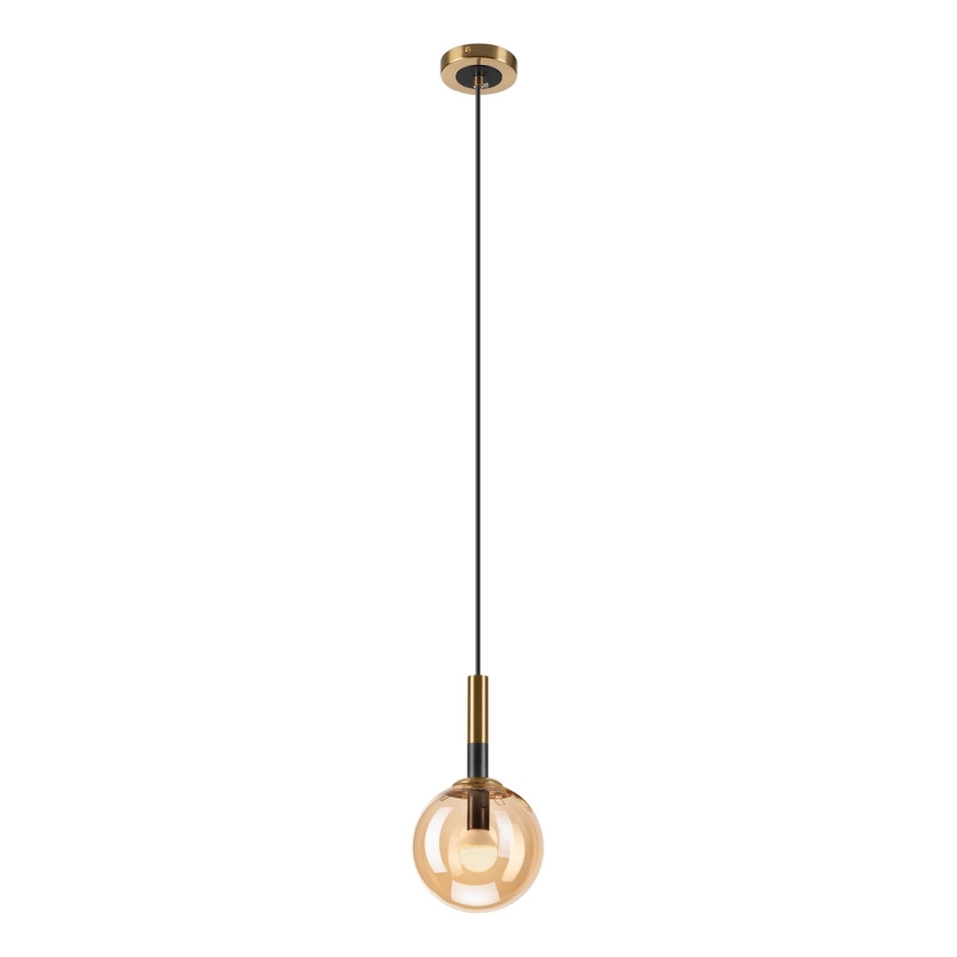 Suspension filaire ROLLO 1xE14/5W/230V doré/fumé beige