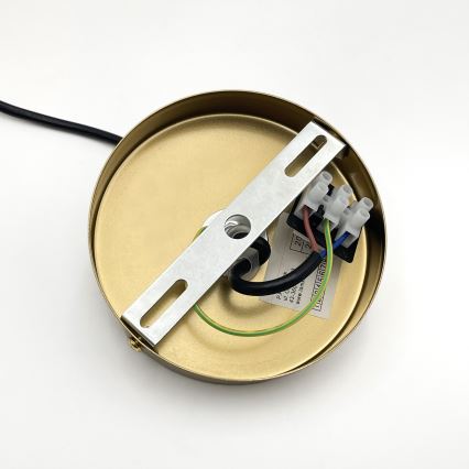 Suspension filaire ROLLO 1xE14/5W/230V doré/fumé beige