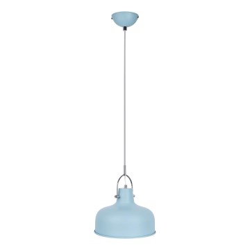 Suspension filaire ROMI 1xE27/40W/230V bleu