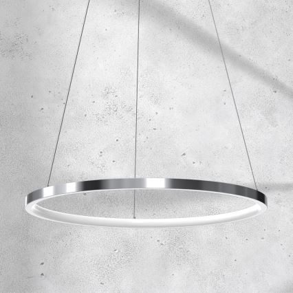 Suspension filaire ROTONDA LED/27W/230V chrome mat