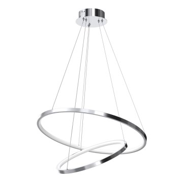 Suspension filaire ROTONDA LED/51W/230V chrome mat