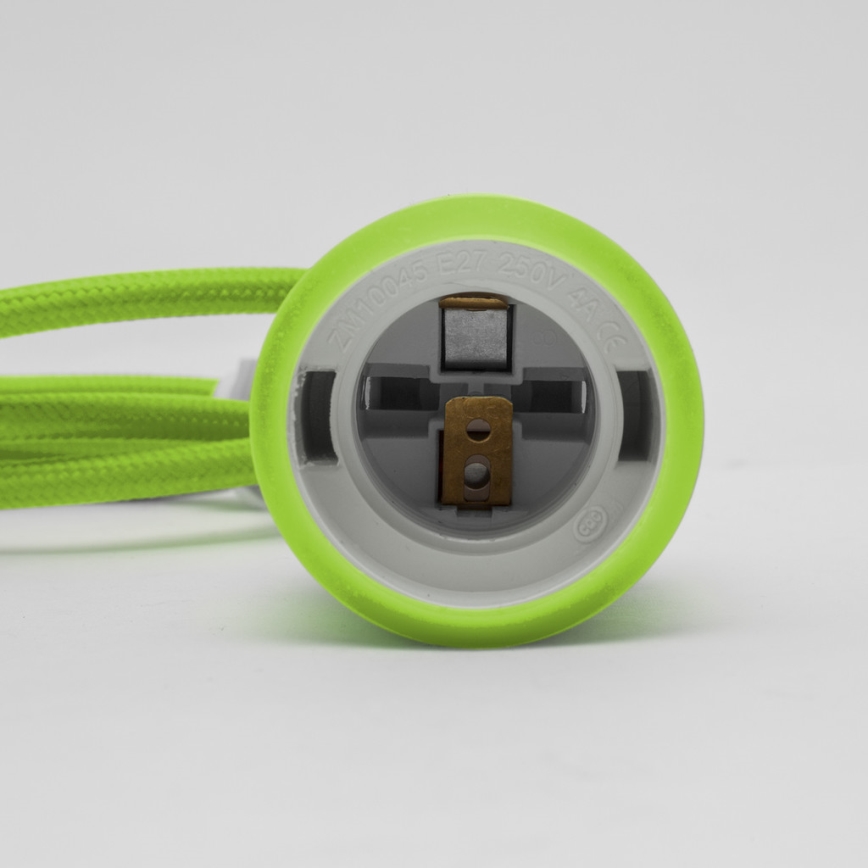 Suspension filaire ROXY 1xE27/60W/230V verte
