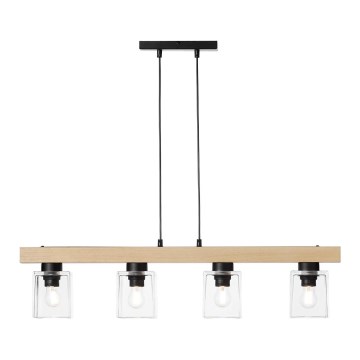 Suspension filaire RUSTIC RADIANCE 4xE27/60W/230V