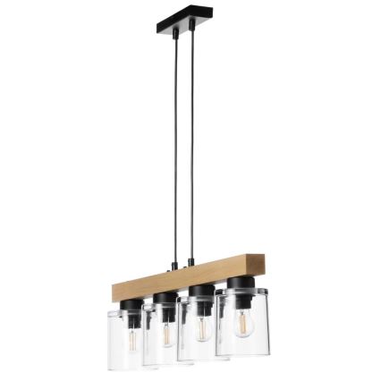 Suspension filaire RUSTIC RADIANCE 4xE27/60W/230V