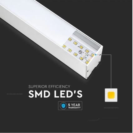 Suspension filaire SAMSUNG CHIP LED/40W/230V 6400K blanche