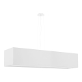 Suspension filaire SANTA 5xE27/60W/230V 120 cm blanche