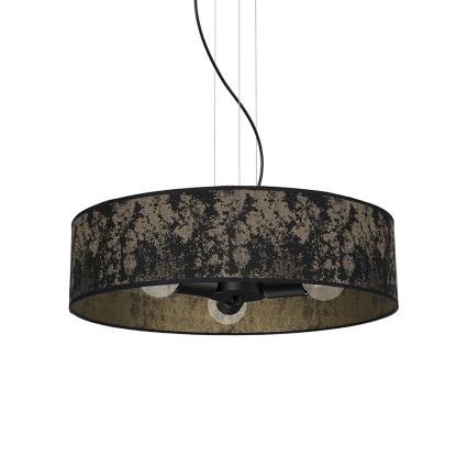 Suspension filaire SATINO 3xE27/60W/230V dorée