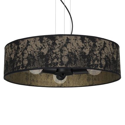 Suspension filaire SATINO 3xE27/60W/230V dorée