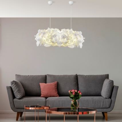 Suspension filaire SERENE 1xE27/40W/230V blanc