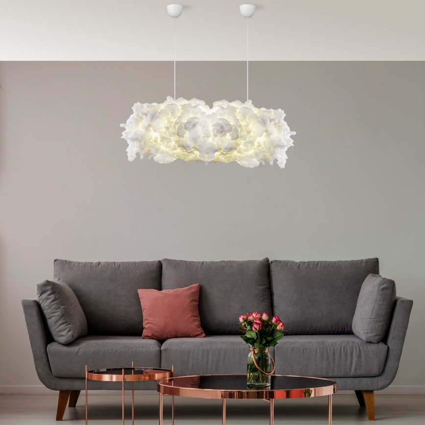 Suspension filaire SERENE 1xE27/40W/230V blanc
