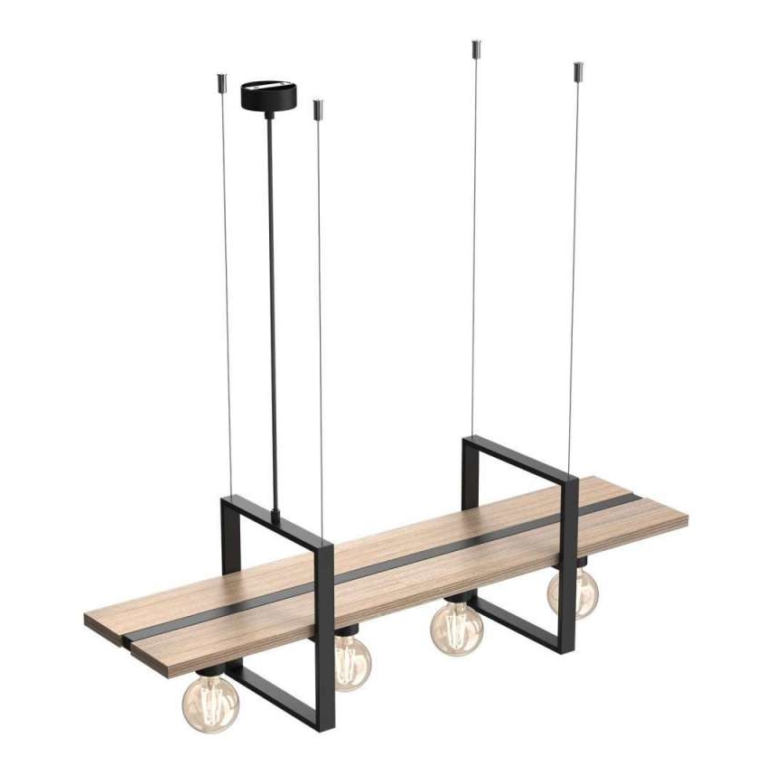 Suspension filaire SHELF 4xE27/60W/230V
