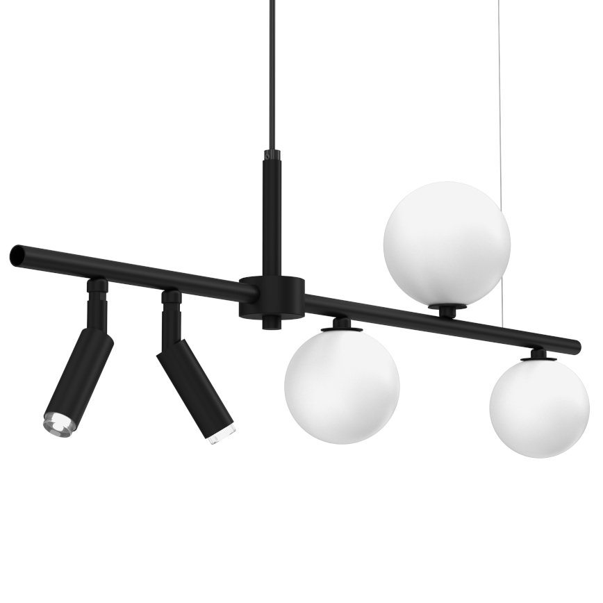 Suspension filaire SIRIO 5xG9/25W/230V noir
