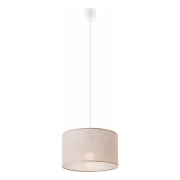 Suspension filaire SIRJA 1xE27/60W/230V beige