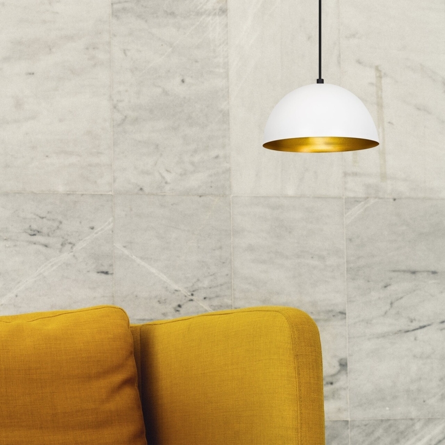 Suspension filaire SIVANI 1xE27/40W/230V blanche