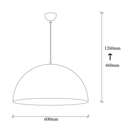 Suspension filaire SIVANI 1xE27/40W/230V