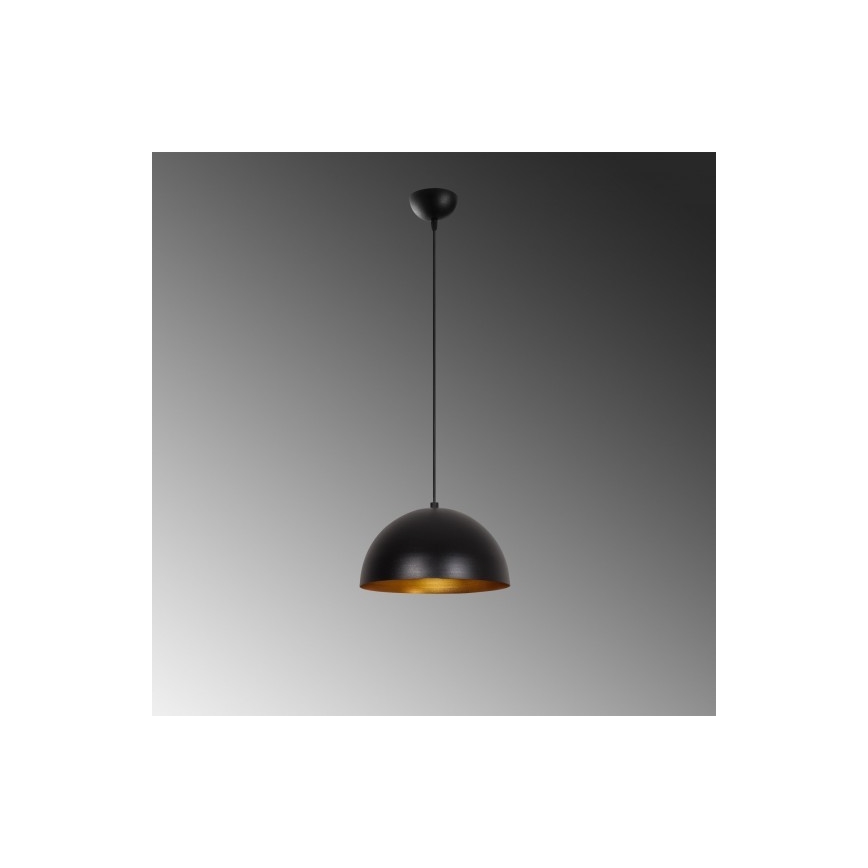 Suspension filaire SIVANI 1xE27/40W/230V noire
