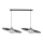 Suspension filaire SOL 2xE27/60W/230V noire