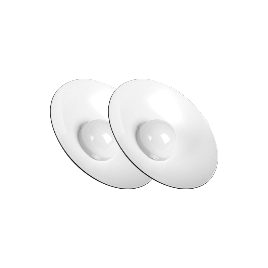 Suspension filaire solaire à intensité variable 2xLED/1,8W/3,7V IP44 6500K 2400 mAh + Télécommande