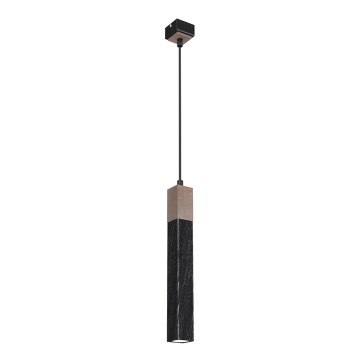 Suspension filaire SOLO 1xGU10/MR11/40W/230V noire