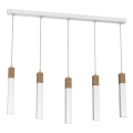 Suspension filaire SOLO 5xGU10/MR11/40W/230V blanche