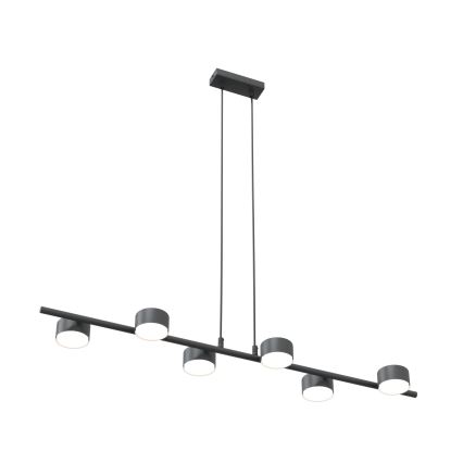 Suspension filaire SORA 6xGX53/12W/230V noir