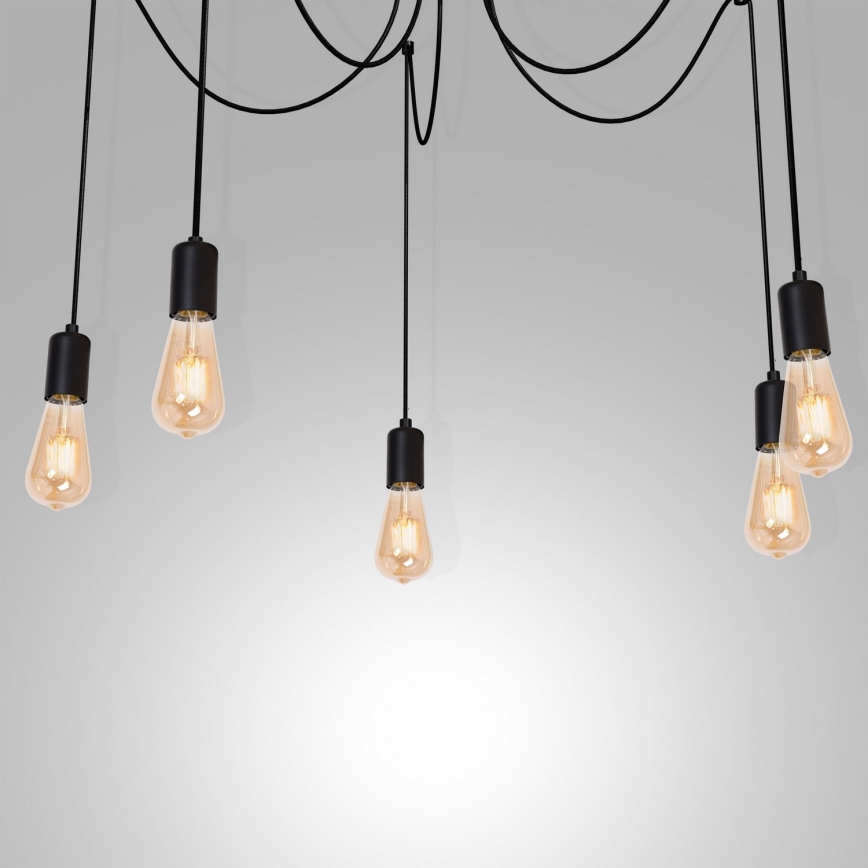 Suspension filaire SPINDEL 5xE27/60W/230V araignée