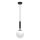 Suspension filaire SPIRA 1xE14/15W/230V noir