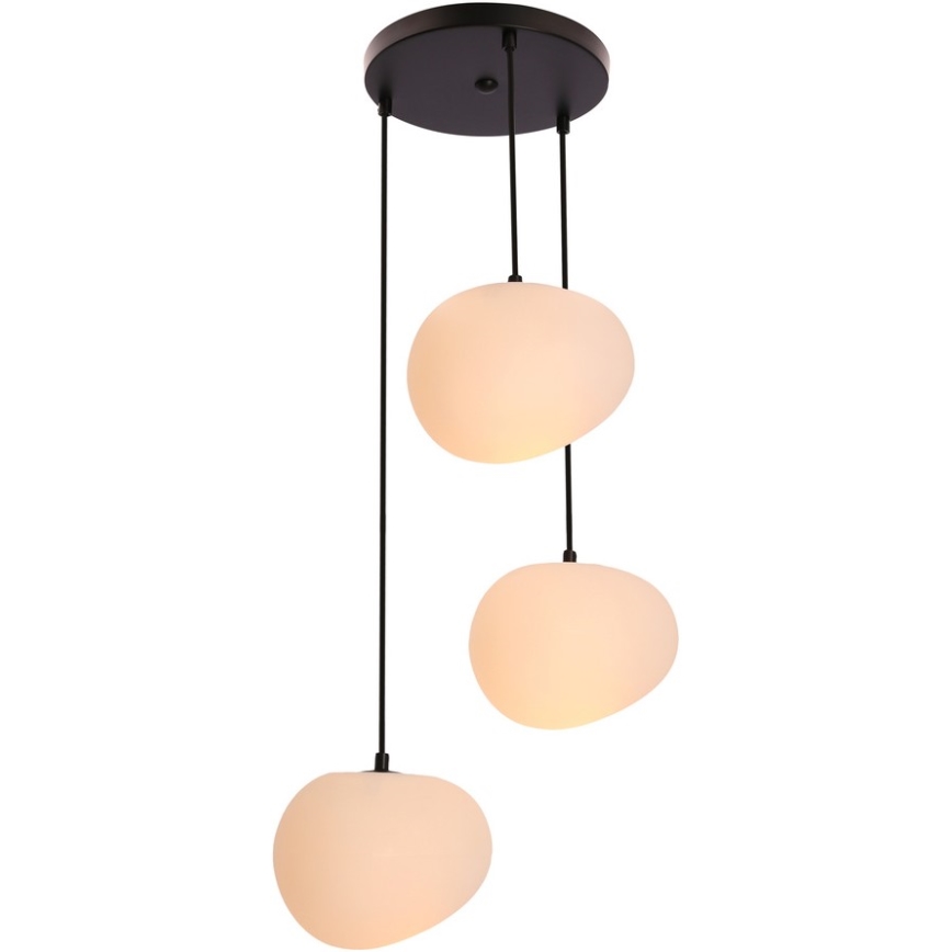 Suspension filaire STONES 3xE27/40W/230V