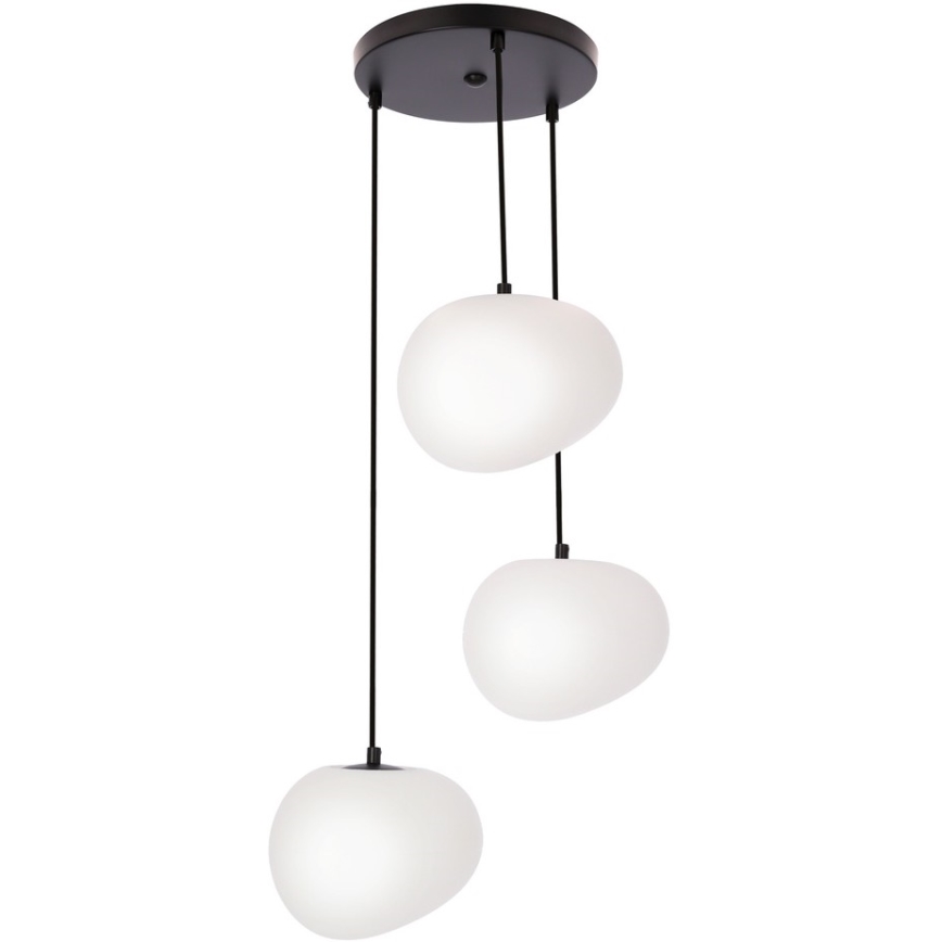 Suspension filaire STONES 3xE27/40W/230V
