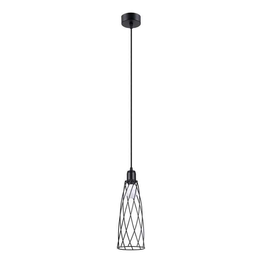 Suspension filaire SUBA 1xE27/15W/230V noir