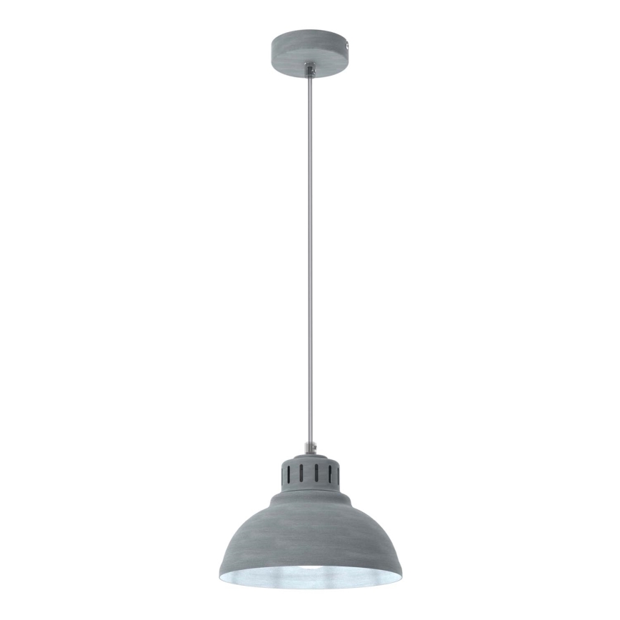 Suspension filaire SVEN 1xE27/15W/230V gris