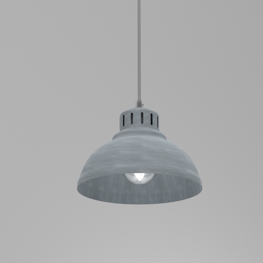 Suspension filaire SVEN 1xE27/15W/230V gris