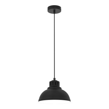 Suspension filaire SVEN 1xE27/15W/230V noir