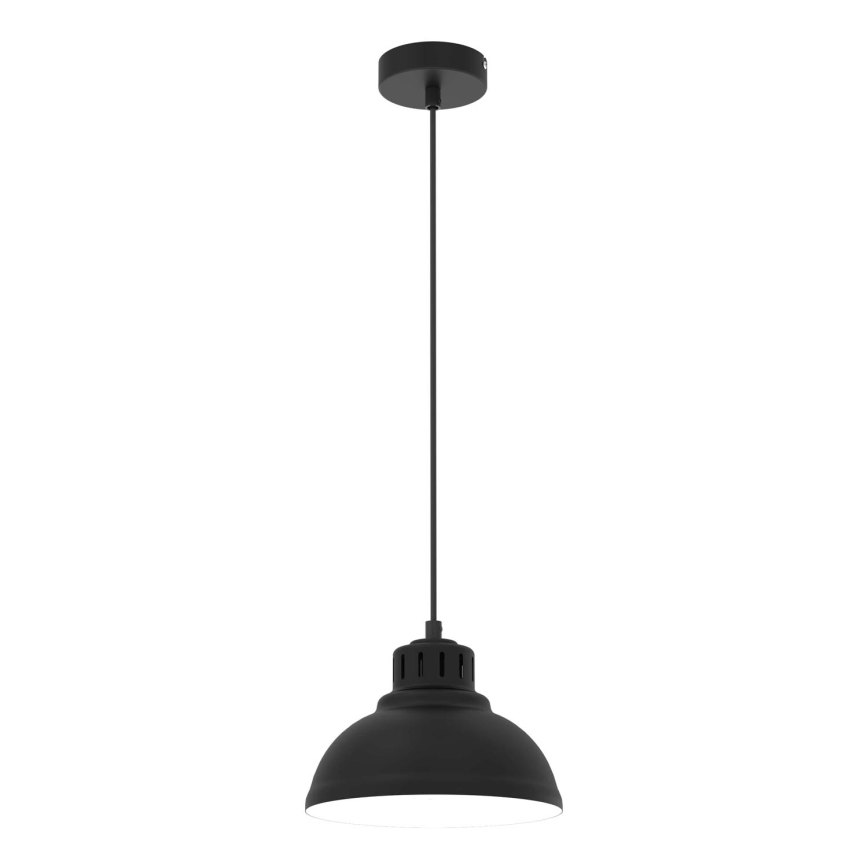 Suspension filaire SVEN 1xE27/15W/230V noir