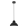 Suspension filaire SVEN 1xE27/15W/230V noir