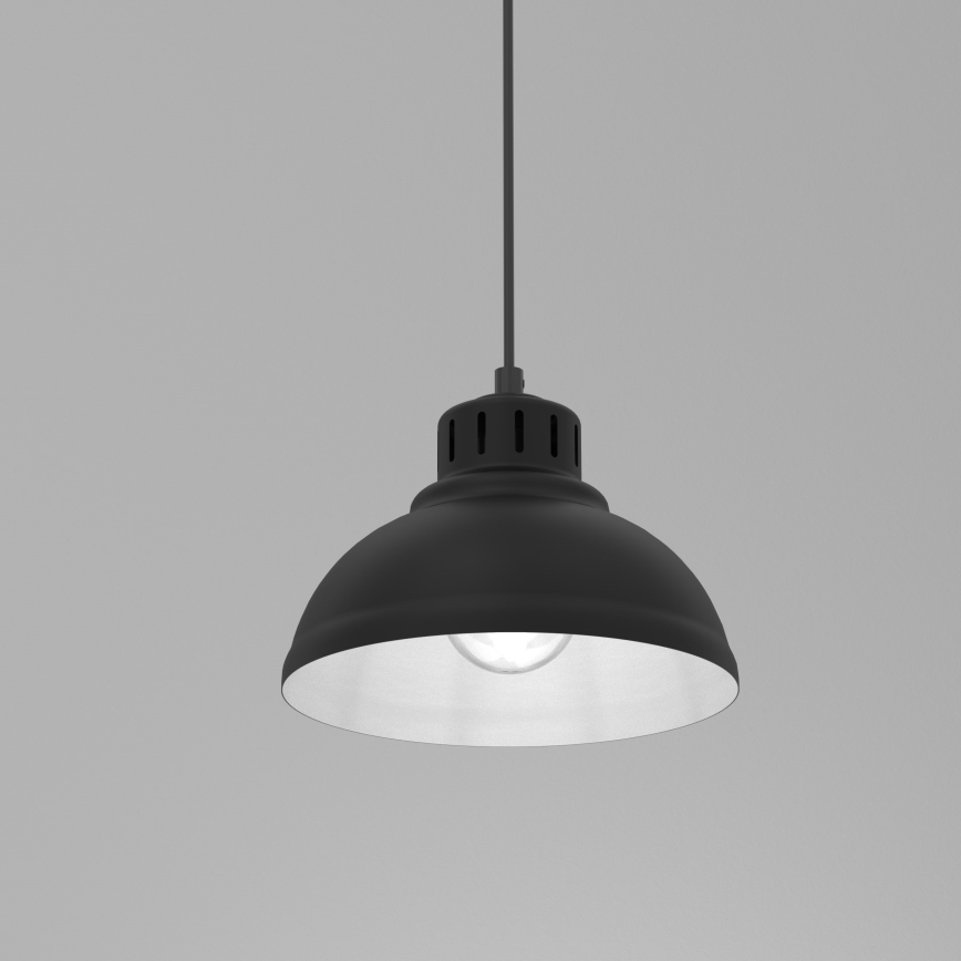 Suspension filaire SVEN 1xE27/15W/230V noir