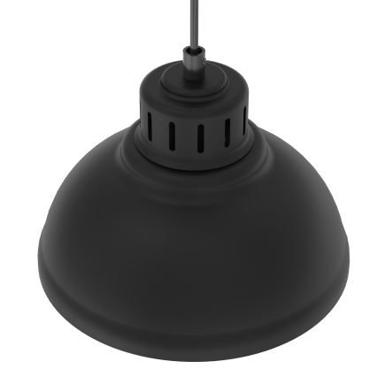 Suspension filaire SVEN 1xE27/15W/230V noir