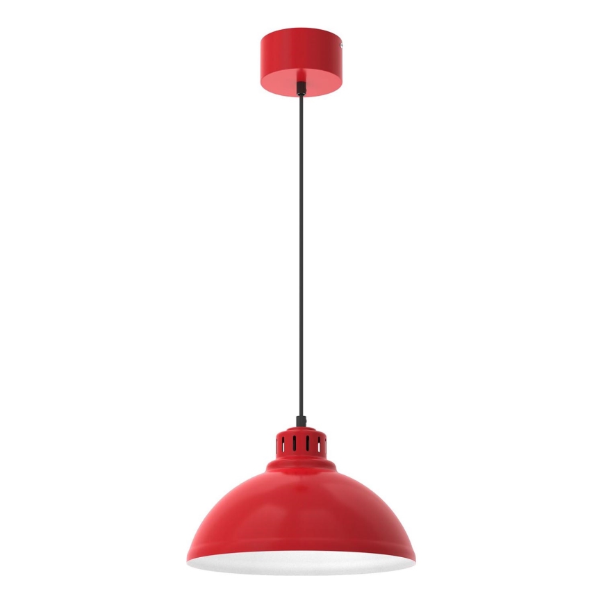 Suspension filaire SVEN 1xE27/15W/230V rouge